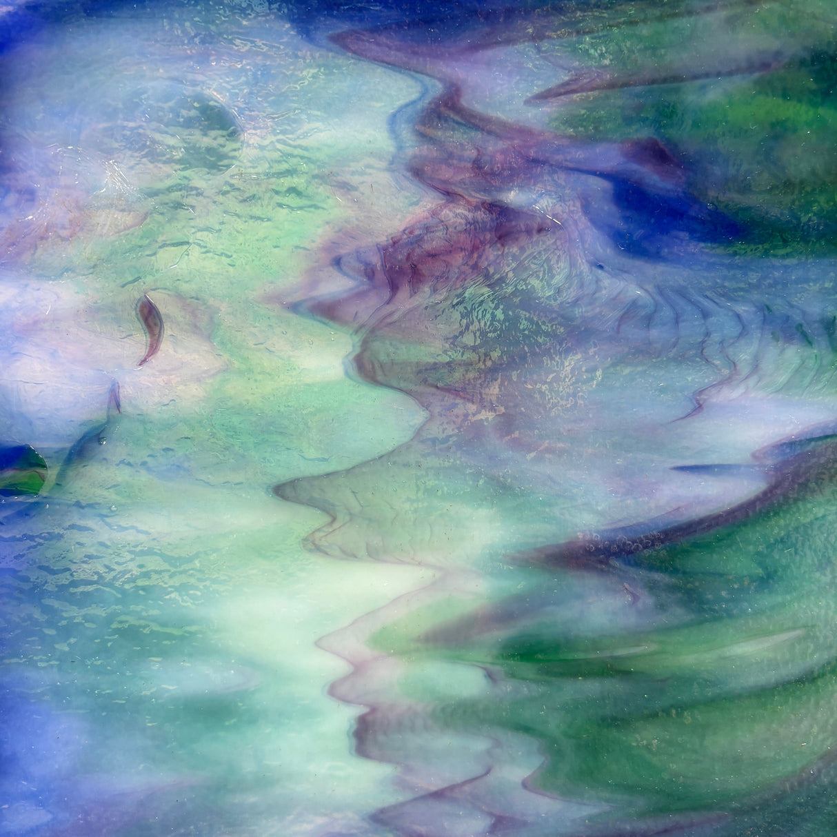 Blue, Sea Green, White, Gold Pink, Purple Granite