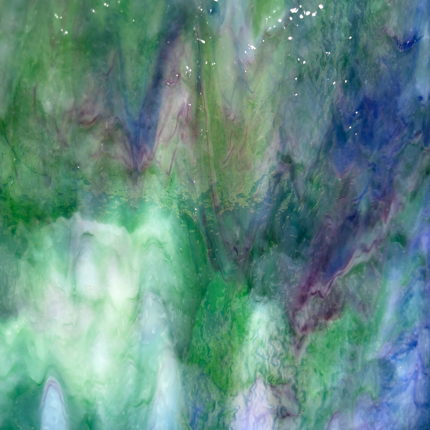 Blue, Sea Green, White, Gold Pink, Purple Granite