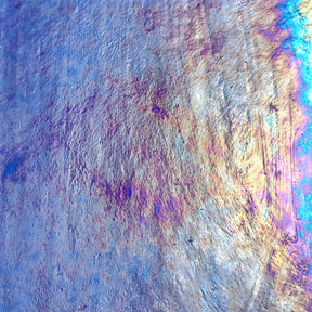Blue, White Wispy Opal Iridescent