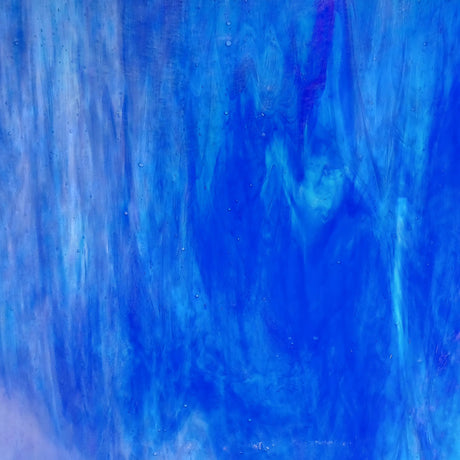 Blue, White Wispy Opal Iridescent