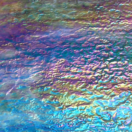 Blue, Yellow, Red, Orange, Pink Iridescent