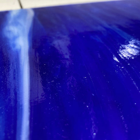 Blue with White Wispy Opal