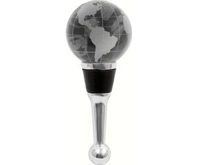 Bottle Stopper Crystal Globe - Stained Glass Express 