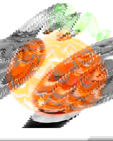 Bottle Stopper Pumpkin - Stained Glass Express 