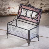 Box Clear Vintage, Pink Rose and Bevels