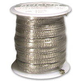 Braided Tinned Copper Reinforcement Wire 1 lb roll - Stained Glass Express 