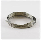 Braided Tinned Reinforce Wire 10ft - Stained Glass Express 