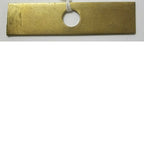 Brass Cross Bar  3 inch - Stained Glass Express 