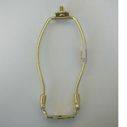 Brass Lamp Harp 6 inch - Stained Glass Express 