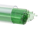 Bullseye 1mm Stringer Trans Light Green 90 COE - Stained Glass Express 