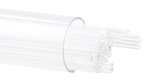 Bullseye Stringer Clear Transparent 90 COE - Stained Glass Express 