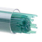 Bullseye Teal Green Opal Stringers 90 COE - Stained Glass Express 