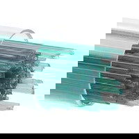 Bullseye Teal Green Opal Stringers 90 COE - Stained Glass Express 