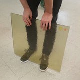 Bullseye rhubarb shift in fluorescent light