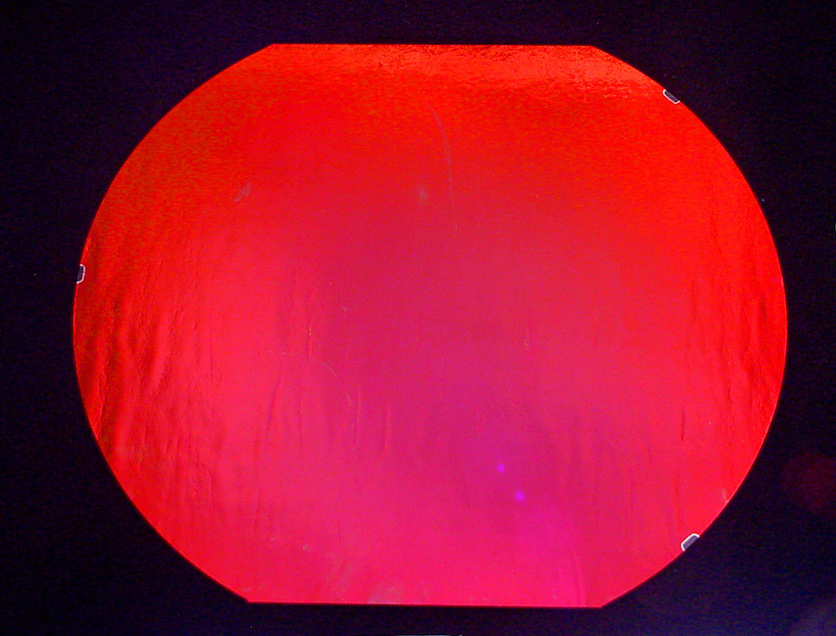 90 Coe Dichroic Candy Apple on Clear