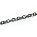CHAIN CABLE PEWTER MED - Stained Glass Express 