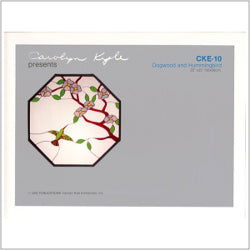 CKE 10 Dogwood and Hummingbird Pattern - Stained Glass Express 