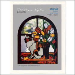 CKE 68 Calico and Tulips Pattern - Stained Glass Express 