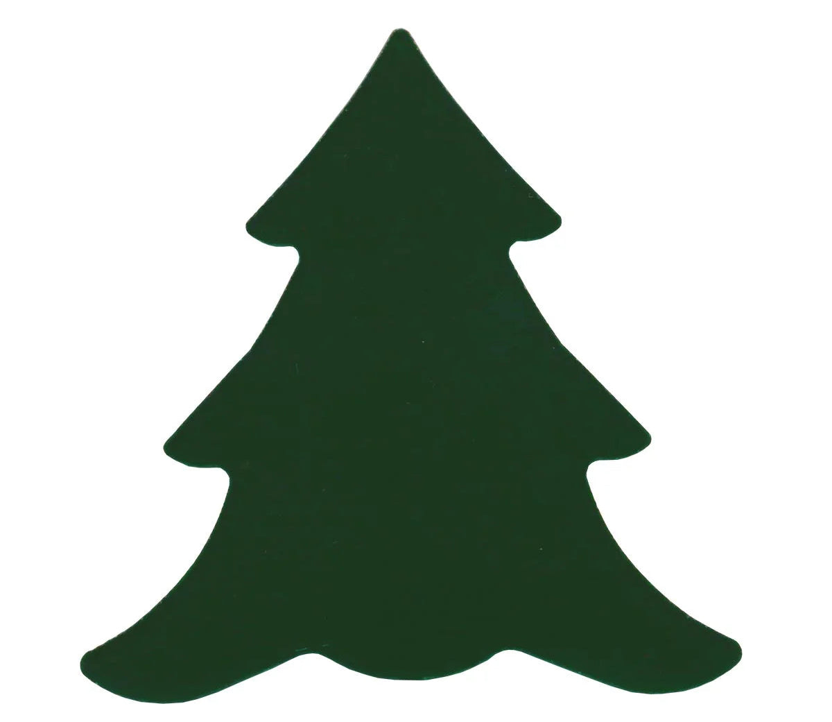 Dark green tree precut shape 96 COE
