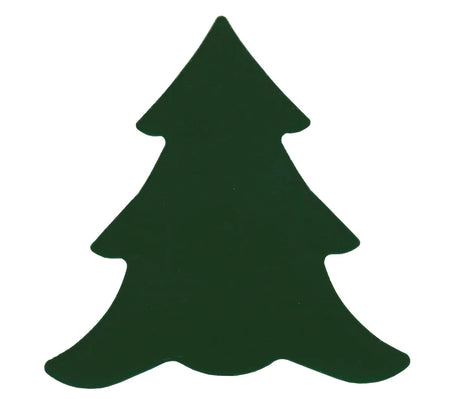Dark green tree precut shape 96 COE