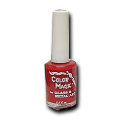 COLOR MAGIC PAINT RED POPPY - Stained Glass Express 