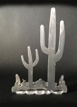 Cactus Brushed Aluminum Art Stand