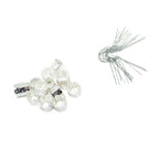Cap/Loop Set Silver 10mm - Stained Glass Express 