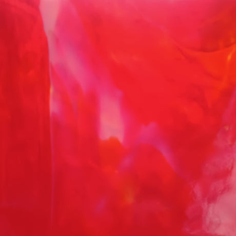 Cherry Red Ice, Dense White Opal Stipple