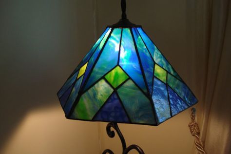 Class, Six-Panel Stained Glass Lampshade (Intermediate) June 3 - Stained Glass Express 