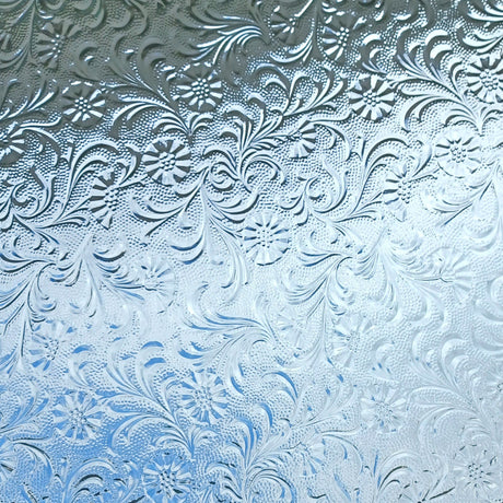 Clear Floral Textured