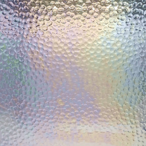 Clear Hammered Iridescent