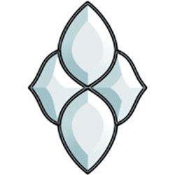 Clear Mini Ornament Bevel Cluster - Stained Glass Express 