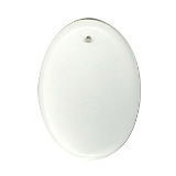 Clear Oval Glass Bevel Ornament - Stained Glass Express 