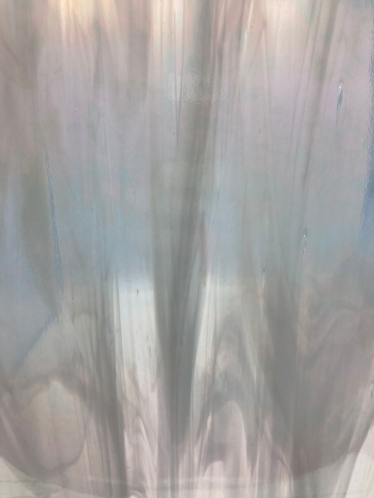 Clear White Irid Non fusible - Stained Glass Express 