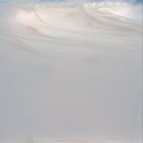 Clear, White Wispy Iridescent