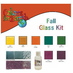 Colors For Earth Fall Glass Paint Kit - Stained Glass Express 