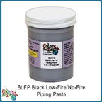 Colors for Earth Black Low Fire, No Fire Piping Paste - Stained Glass Express 