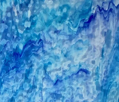 Turquoise, Cobalt, White Mottle