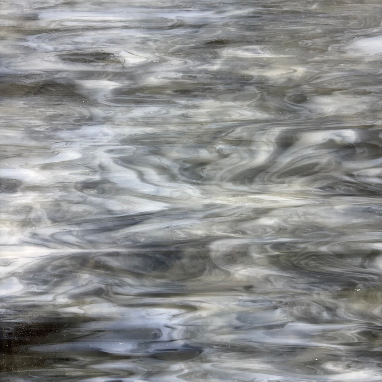 Dark Gray and White Opal