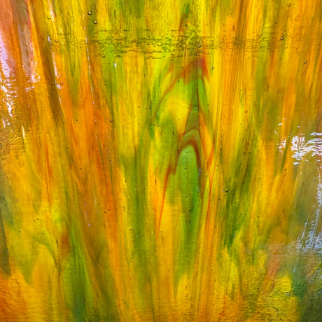 Deep Woods Amber and Green Wispy