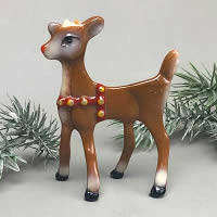 Deer Frit Cast for Stand Up Mold - Stained Glass Express 