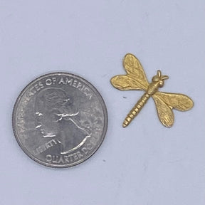 Dragonfly Filigree Brass Medium - Stained Glass Express 