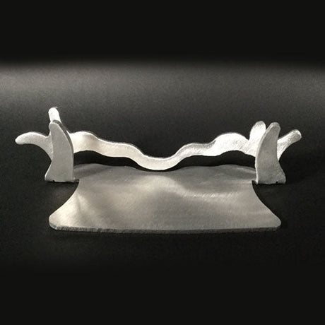 Stand Brushed Aluminum Driftwood