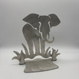 Ellie Brushed Aluminum Art Stand