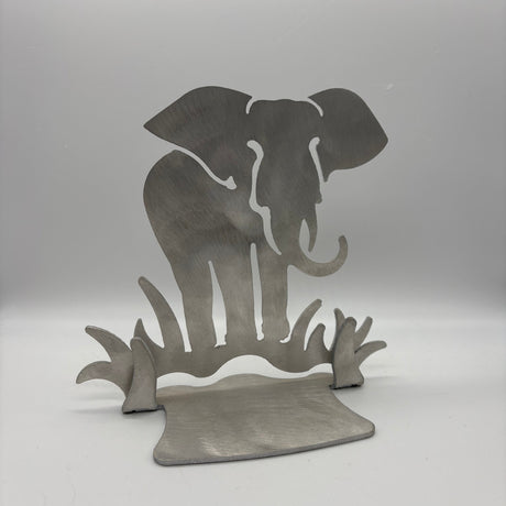 Ellie Brushed Aluminum Art Stand