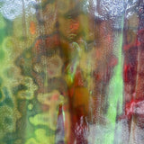 Emerald Green Opal, Red-Orange High Strike