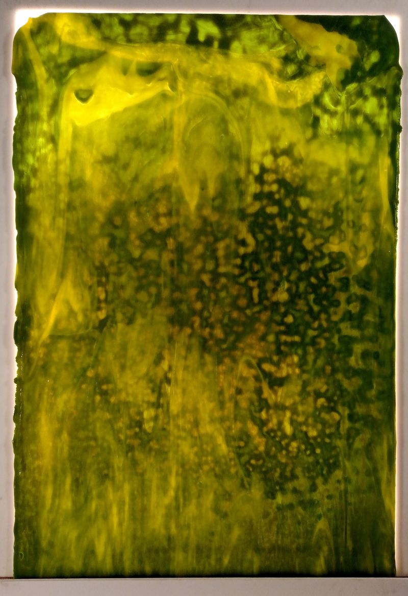Emerald Green, Yellow High Strike - Stained Glass Express 
