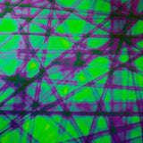 Emerald Pixi Stix Thin Black Dichro 96 COE - Stained Glass Express 