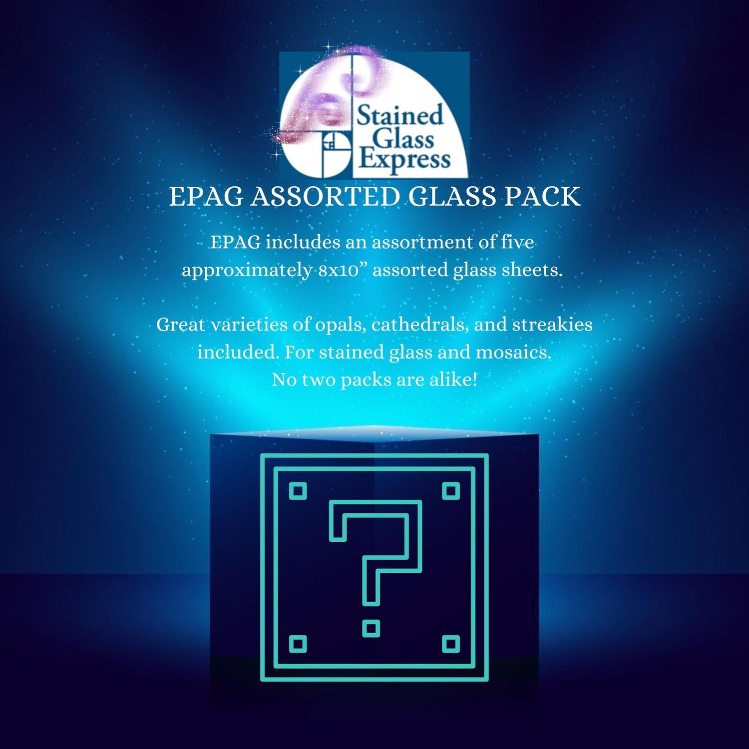 Express Pack Assorted Glass - Stained Glass Express 