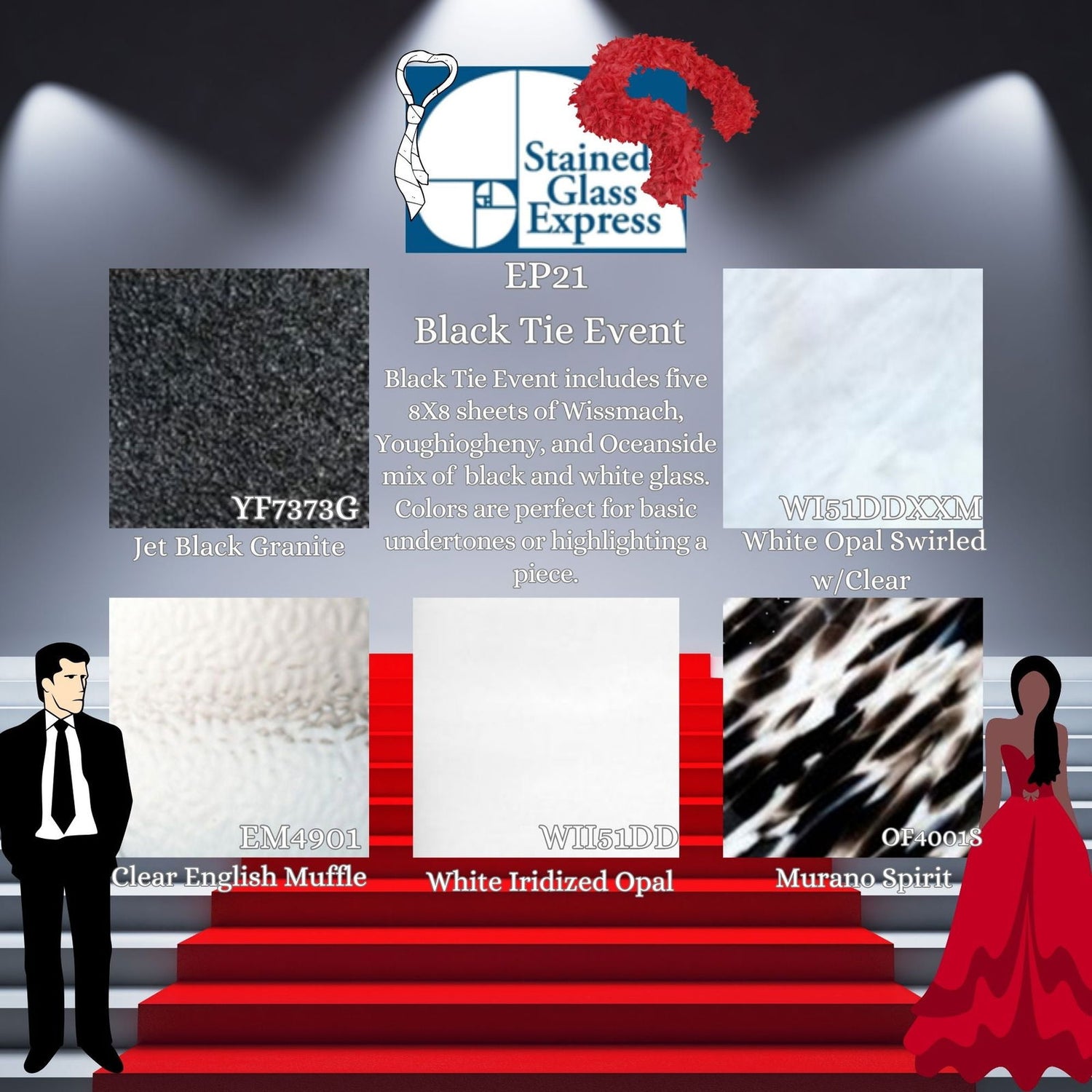 Express Pack Black Tie Event - Stained Glass Express 